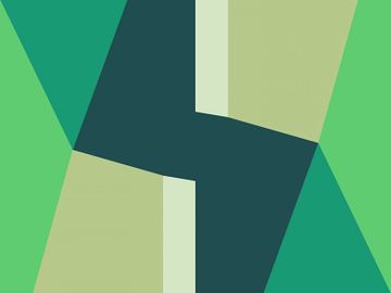 ABSTRACT / Art. design geometrico-Green by AGENA - view 5