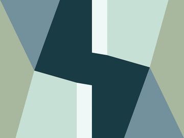 ABSTRACT / Art. design geometrico-Green by AGENA - view 6