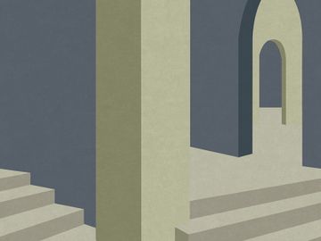 SPACE / Art. geometrico illustrato-Blue by AGENA - view 5