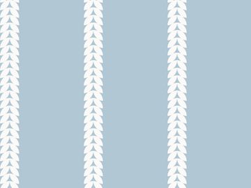 ISABELLA / Art. floreale geometrico-Baby blue by AGENA - view 5