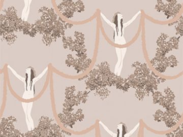 MON CHÉRI / Art. floreale liberty-OFF PINK by AGENA - view 7