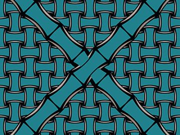 BAMBOO / Art. geometrico-Light blue by AGENA - view 4