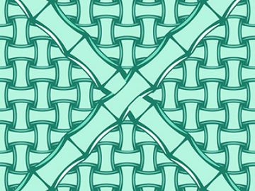 BAMBOO / Art. geometrico-Light blue by AGENA - view 7