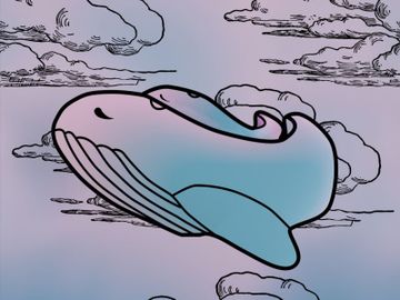BUBBLE WHALE / Art. Blue by AGENA - view 5