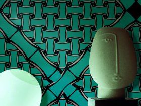BAMBOO / Art. geometrico-Light blue by AGENA - view 3