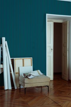 CHARLIE / Art. righe inglesi-Blue navy by AGENA - view 3