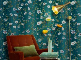 GIARDINO / Art. righe e fiori inglesi-Cobalt by AGENA - view 2