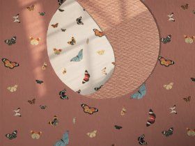 FEATHERS / Art. farfalle-Teal by AGENA - view 4