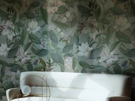 FLEUR DE LIS / Art. fiori inglesi-Velvet blue by AGENA - view 4