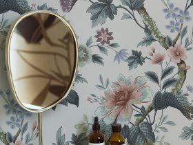 SOFIA / Art. floreale liberty-chocolate by AGENA - view 2