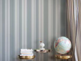 PALATINE / Art. righe inglesi-Navy blue by AGENA - view 2