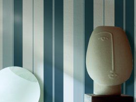 PALATINE / Art. righe inglesi-Navy blue by AGENA - view 4