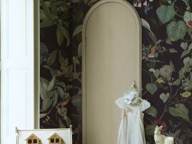 THE GLORIOUS GARDEN  / Art. floreale liberty-chocolate by AGENA - view 2