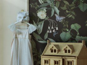 THE GLORIOUS GARDEN  / Art. floreale liberty-chocolate by AGENA - view 4