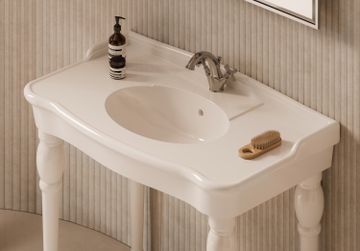 Boheme Washbasin Consolle 112 by Alice Ceramica