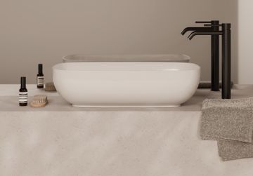 Form washbasin Rectangular 60x37 h15 by Alice Ceramica