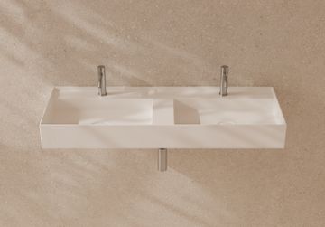 Hide washbasin 120x45 by Alice Ceramica