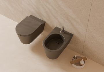 Hide Round wall hung WC by Alice Ceramica
