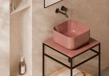 Unica washbasin 37x37 by Alice Ceramica