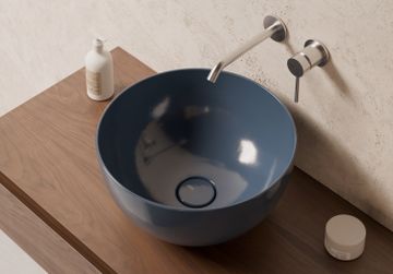 Unica Round washbasin 40 h20 by Alice Ceramica
