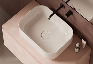 Unica washbasin 50x37 by Alice Ceramica