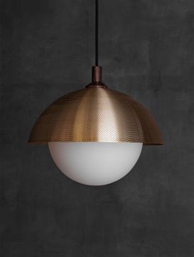 Dome Pendant 14" Perforated by Allied Maker - view 6