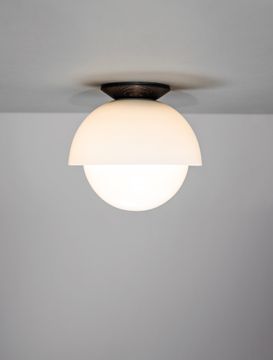 Glass Flush Dome 10" by Allied Maker - view 6