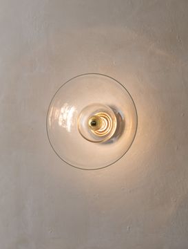 Glass Flush Half-Dome 14" by Allied Maker - view 5