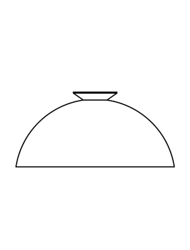 Flush Half-Dome 20" by Allied Maker - view 2