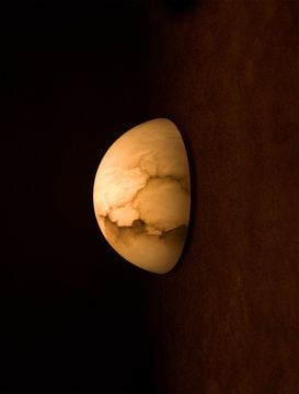 Alabaster Hemisphere 7.5" by Allied Maker - view 4