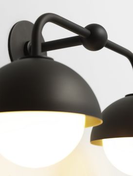 Prospect Double Sconce 08" by Allied Maker - view 3