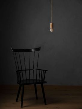Wood Cylinder Pendant 04" by Allied Maker - view 3