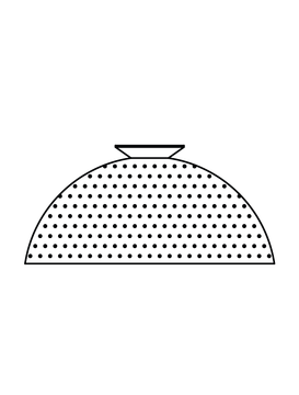 Flush Half-Dome 20" Perforated by Allied Maker - view 3