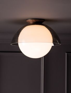 Glass Flush Dome 14" by Allied Maker - view 6