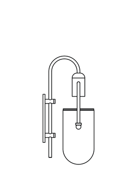 Arc Well Sconce Mini by Allied Maker - view 3