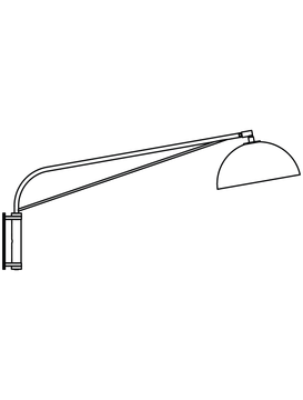 Half Dome Wall Lamp by Allied Maker - view 3