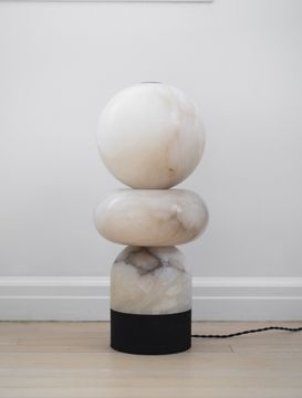Alabaster Totem 3 Table Lamp by Allied Maker - view 8