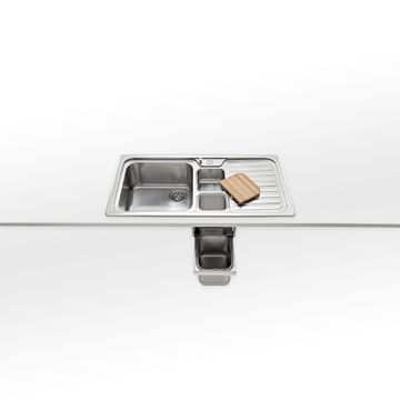 Kitchen Sink F 599/1S1B1V | F 599/1V1B1S by ALPES-INOX