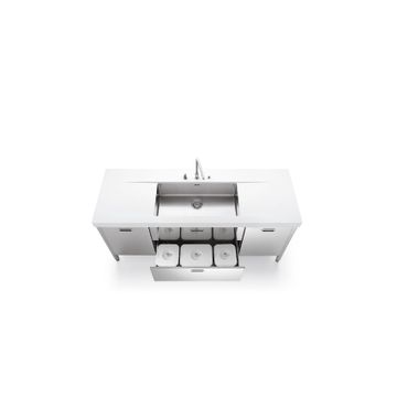 Kitchen Sink L190-A45+C90+A45/1 by ALPES-INOX