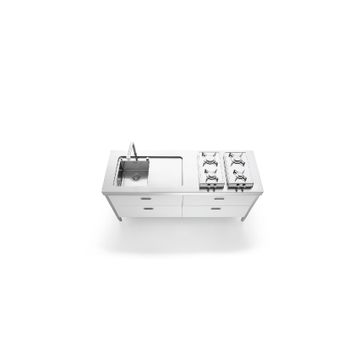 Kitchen Sink LC190-C90+C90/2 by ALPES-INOX