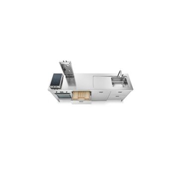 Kitchen Sink LC250-F60+C60+L60+C60/1 by ALPES-INOX