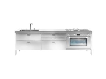 Kitchen Sink LC280-C90+C90+F90/1 by ALPES-INOX - view 2