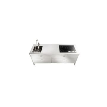 Kitchen Sink LC220-C90+C120/1 by ALPES-INOX