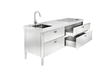 Kitchen Sink LC220-C90+C120/1 by ALPES-INOX - view 4