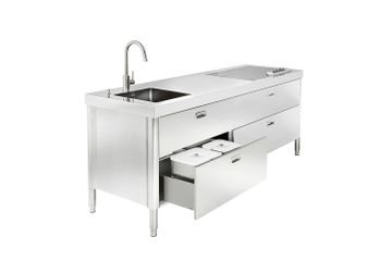 Kitchen Sink LC220-C90+C120/1 by ALPES-INOX - view 3