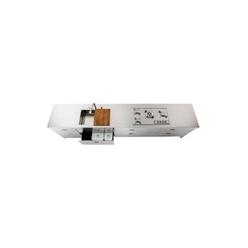 Kitchen Sink LC370-L60+C90+C90+C120/1 by ALPES-INOX