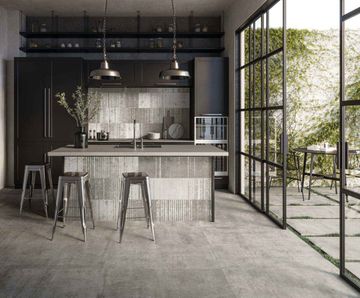 Attila Grey Natural 60X60 by Aparici - view 5