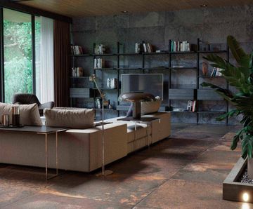 Corten Graphite Natural 50X100 by Aparici - view 5
