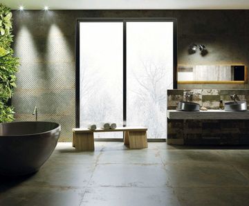 Flamed Green Natural 60X60 by Aparici - view 3
