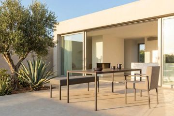 Outdoor Upholstered Chair with Armrest KLA by april furniture - view 2